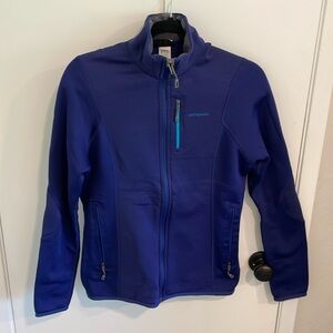 Patagonia Blue Fleece Lined Zip Up Medium